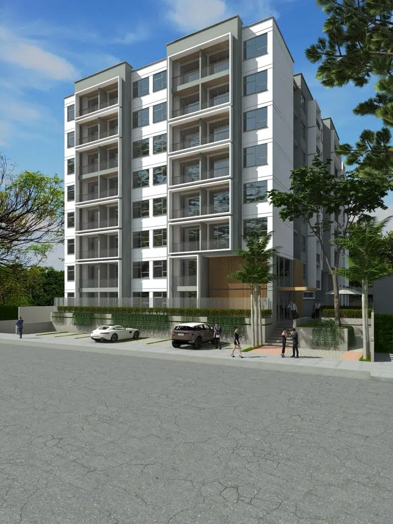 68 Living — Render exterior, Quintas De Don Simon, Cali Sur