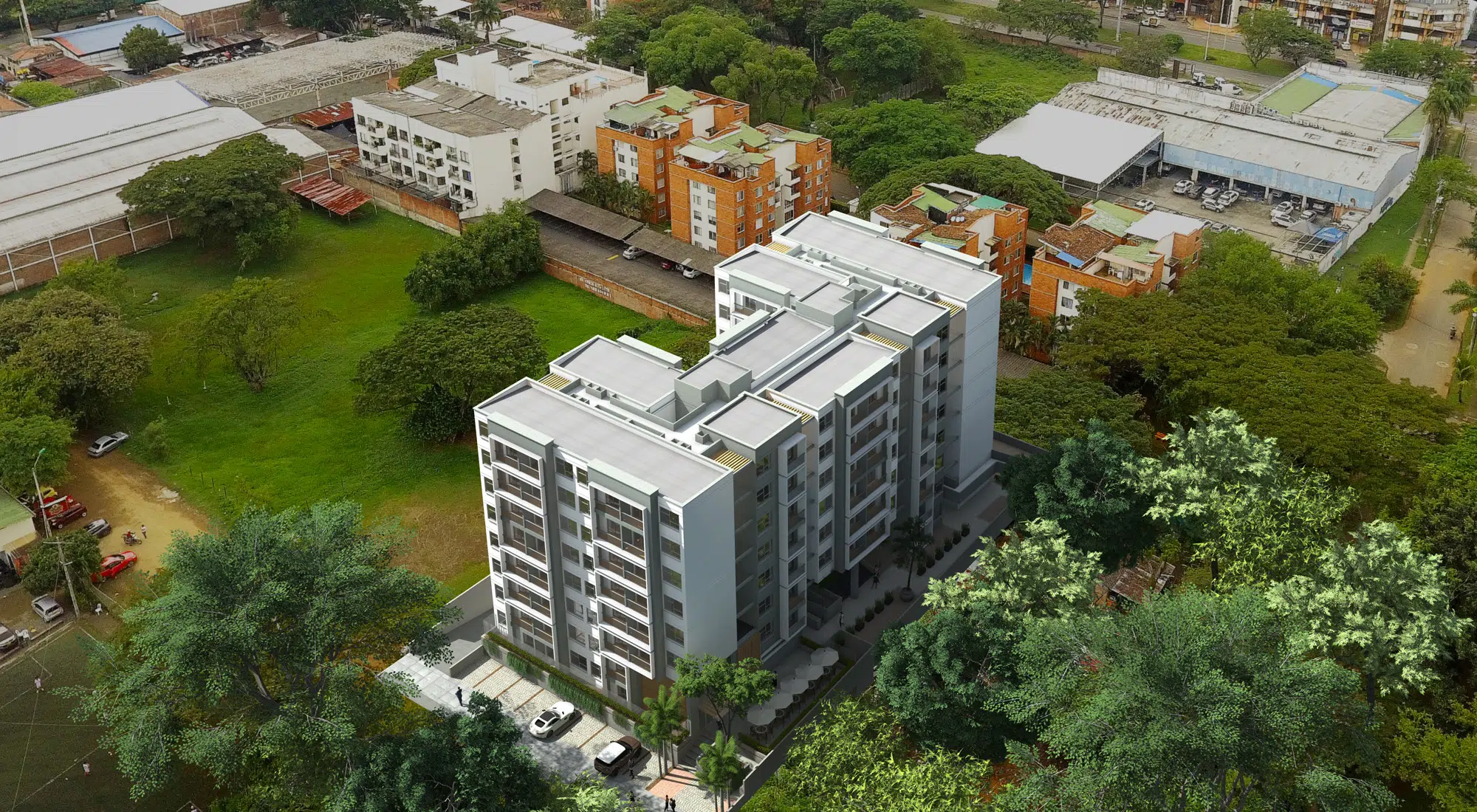 68 Living — Interior apartaestudio 37m²